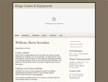 Tablet Screenshot of kingscasino.nl